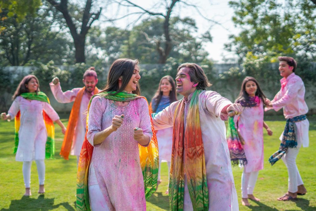 holi celebration i udaipur